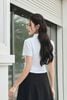 Áo croptop kẹp nơ cầu ngực - O61R24H018