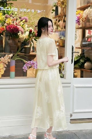 Chân váy xòe dáng dài - O62L24Q022