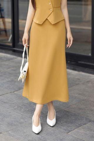 Chân váy maxi dáng suông - O62M24Q013