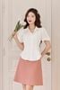 Chân váy dáng A chiết ly - O62R24Q005