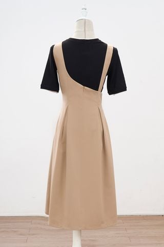 Đầm yếm lệch vai - O63L24Q014