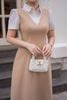 Đầm xòe; phối sơ mi cổ đức - O63L25H016