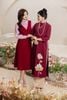 Đầm xòe phối sơ mi cổ đức - O63L25Q002