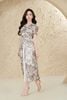 Đầm maxi cổ tim xẻ trước - O63M25H013