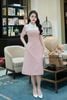 Đầm dáng A xếp ly - O63R24H014