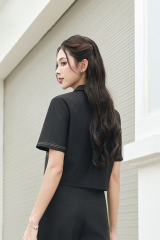Áo đờ mi cổ hai ve - O65D24Q005
