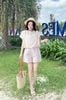 Áo kiểu tay ngắn ly cổ - P61B25H037