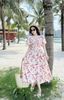 Đầm xoè cổ vuông nhún tay bồng - P63L25H014