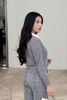 áo cardigan cổ tim dáng ngắn  - P65C24Q001