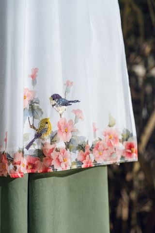 áo dài cách tân chim sơn ca - S61A23Q009