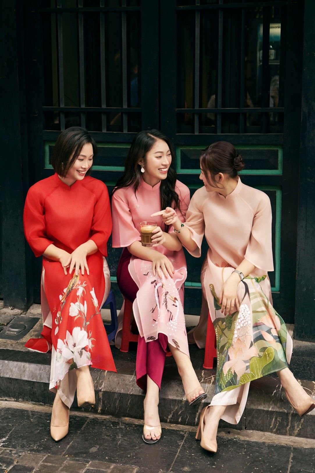 áo dài cách tân chim hoàng anh - S61A23Q011