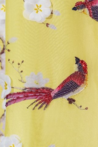 áo dài cách tân chim thiên đường - S61A23Q013