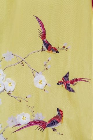 áo dài cách tân chim thiên đường - S61A23Q013
