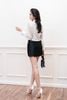 áo sơ mi croptop tay bồng mí thân - S61H23Q002