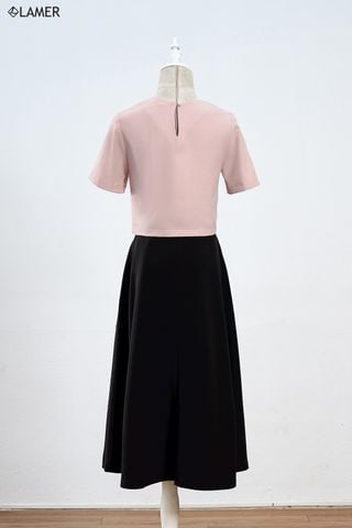 Chân váy dáng dài đính đá - S62M24Q001