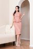 Đầm dạ hội ren peplum cổ tròn - S63F23Q024