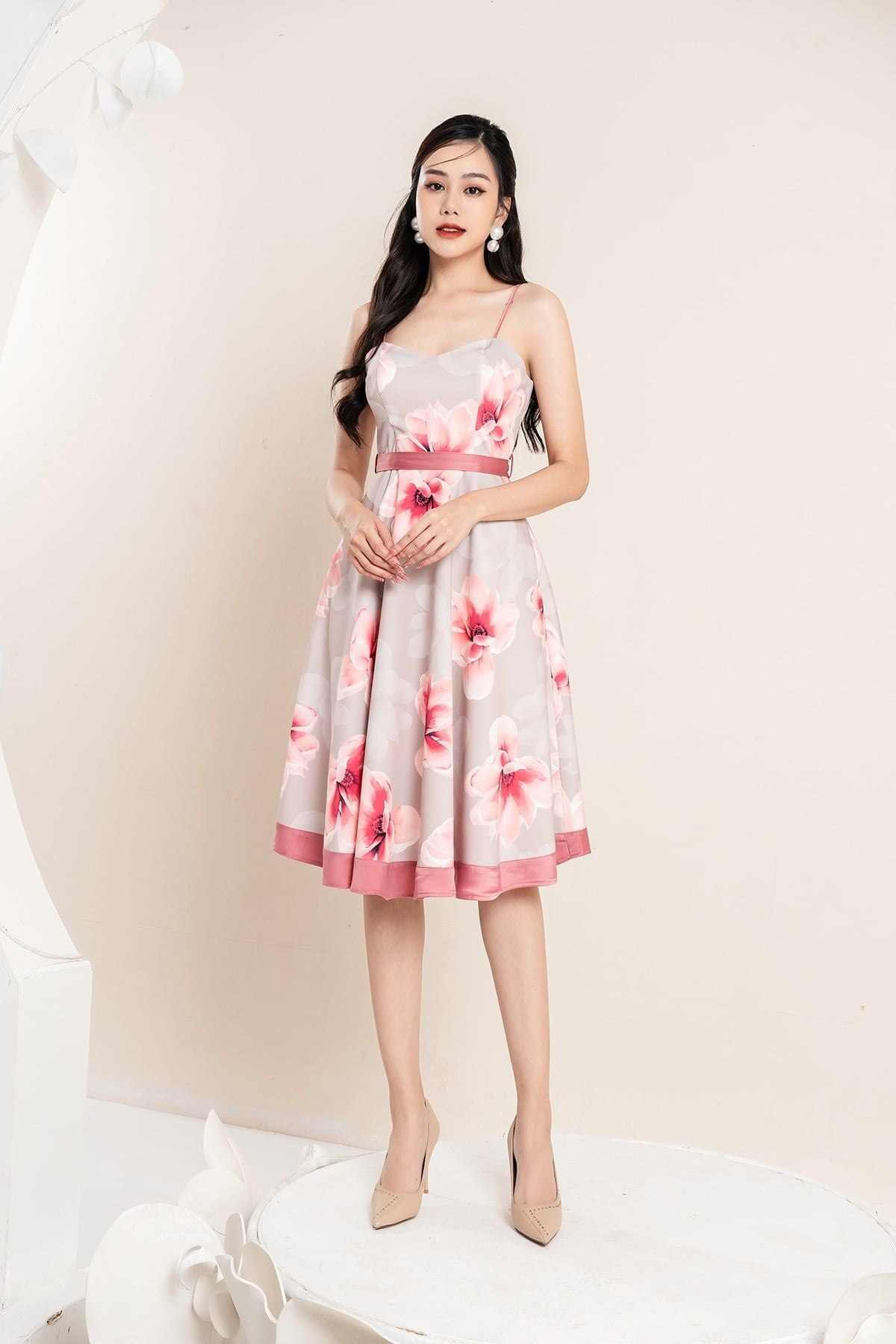 Đầm dạ hội 2 dây - S63L22Q036