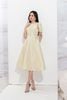 Đầm dạ hội tay cutout đính đá - S63L22Q049