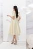 Đầm dạ hội tay cutout đính đá - S63L22Q049