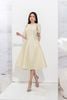 Đầm dạ hội tay cutout đính đá - S63L22Q049