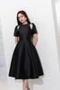 Đầm dạ hội tay cutout đính đá - S63L22Q049