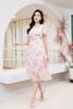 Đầm xòe cổ vuông nhún tầng - S63L23H001