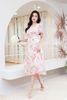 Đầm xòe cổ vuông nhún tầng - S63L23H001