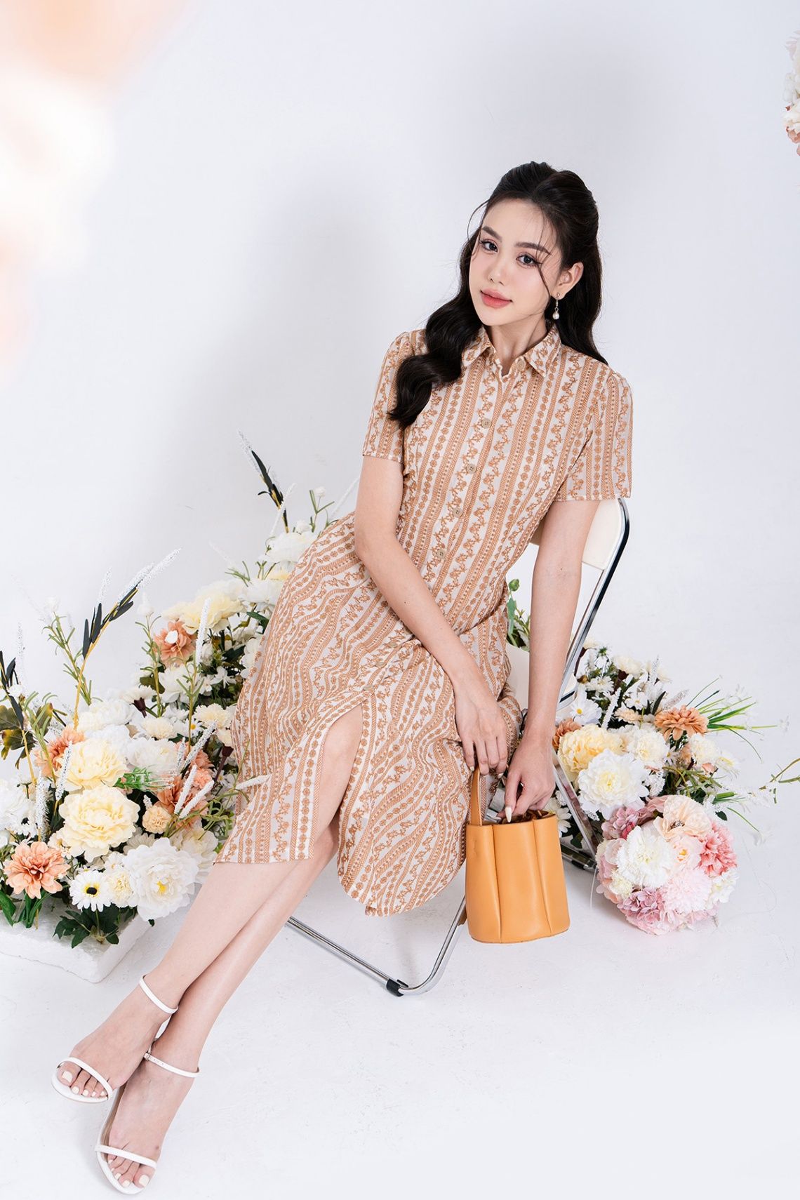 Đầm xòe bổ mảnh - S63L23Q046