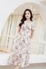 Đầm cổ tim tay bồng chiết ly - S63M23H003