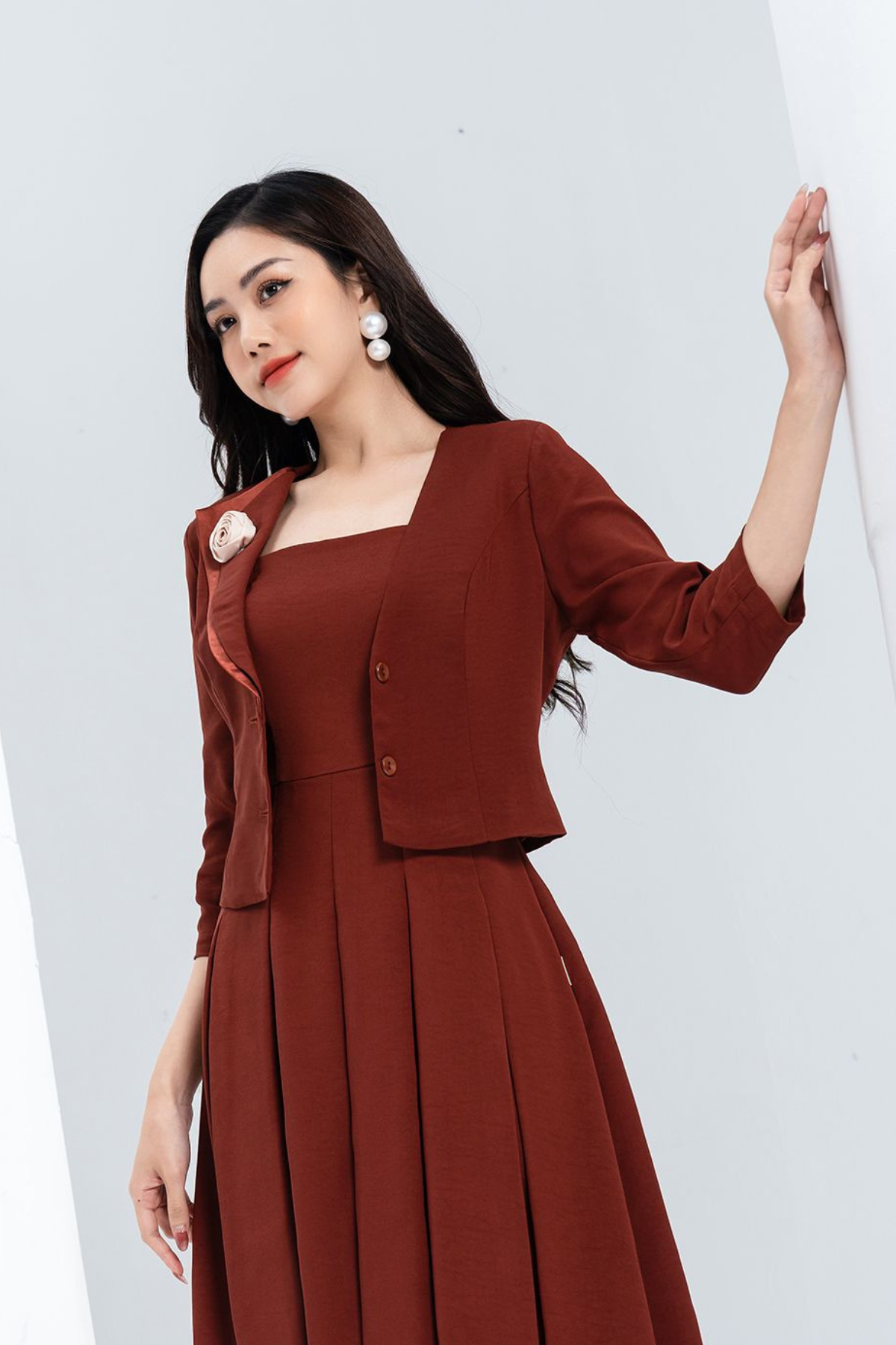 Áo Vest Dáng Ngắn Mix Set - L65D22T009