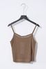 Áo len thun 2 dây croptop - V61B24Q049