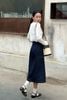 Áo len thun 2 dây croptop - V61B24Q049