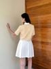 Áo cổ đức croptop; phối màu - V61B25H024