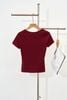 Áo thun ngắn tay cut out - V61B25H025