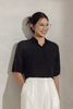 áo sơ mi croptop cánh dơi cổ đức - V61H23H001