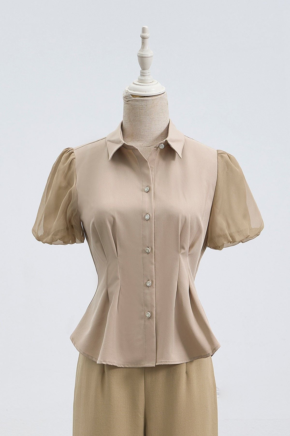 Áo sơ mi chiết ly eo - V61H24H063