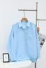 Áo sơ mi dáng rộng vai chờm đính đá - V61H24Q018