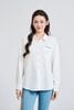 Áo sơ mi dáng rộng phối Denim - V61H25Q009
