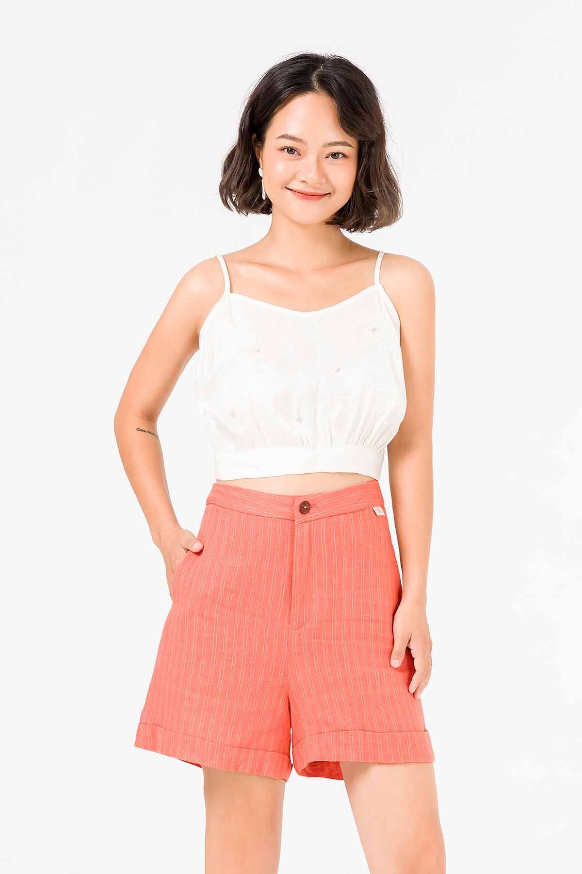 Áo Croptop 2 Dây Đính Trai V61R20H052 - V61R20H052