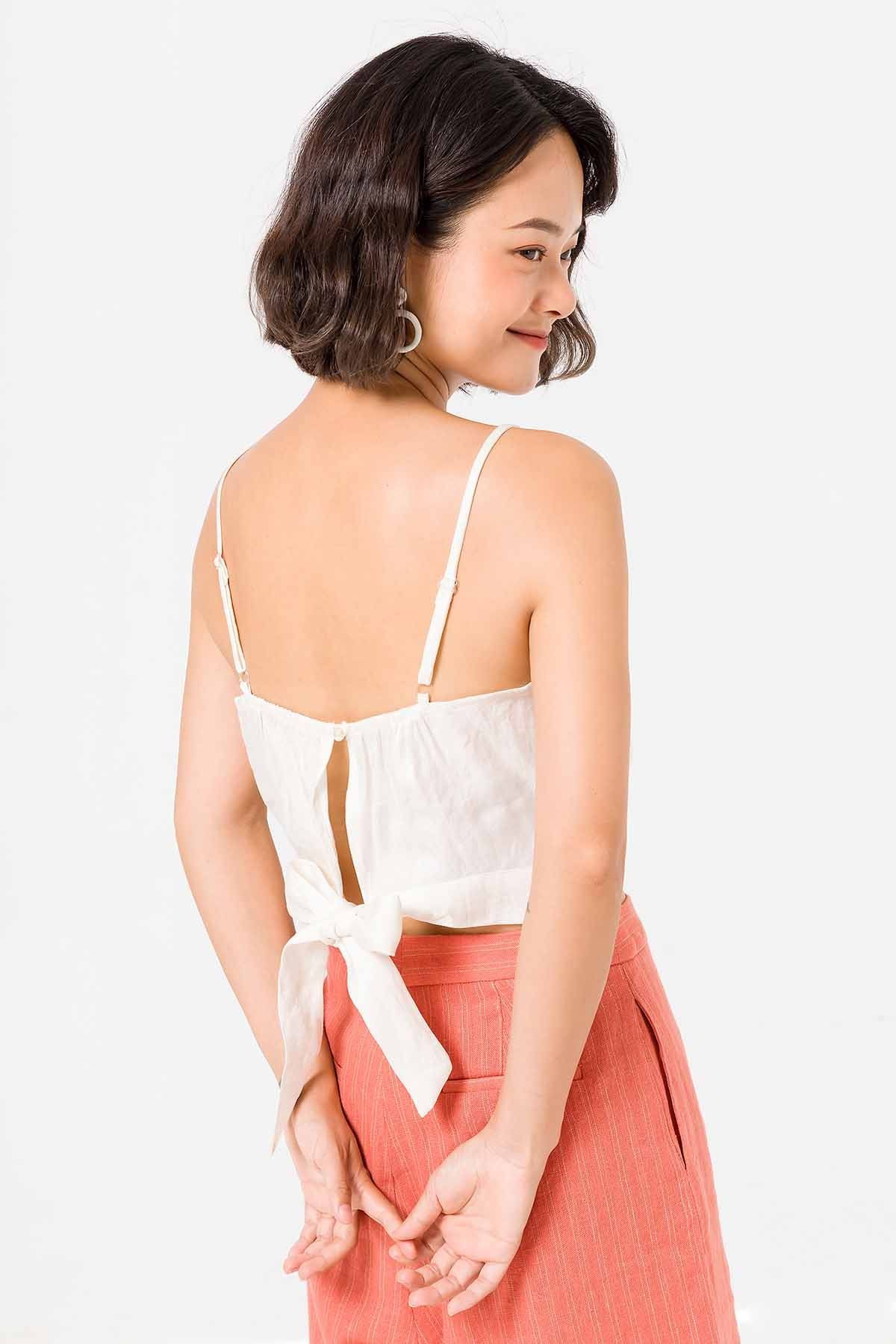 Áo Croptop 2 Dây Đính Trai V61R20H052 - V61R20H052