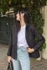 áo thun croptop ngắn tay đính logo - V61S24H023