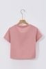 áo thun croptop ngắn tay đính logo - V61S24H023