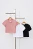 áo thun croptop ngắn tay đính logo - V61S24H023