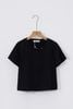 áo thun croptop ngắn tay đính logo - V61S24H023