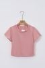 áo thun croptop ngắn tay đính logo - V61S24H023