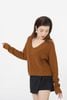 áo len croptop cổ tim - V61W20T014