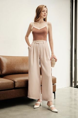 Áo Len Croptop Phối 2 Dây - V61W22Q010