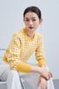 áo len lông ngắn kẻ ô - V61W23T010