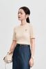 Áo len vặn thừng thêu ngực - V61W24Q053