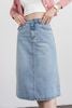 Chân váy Jean midi dáng A - V62I23Q008